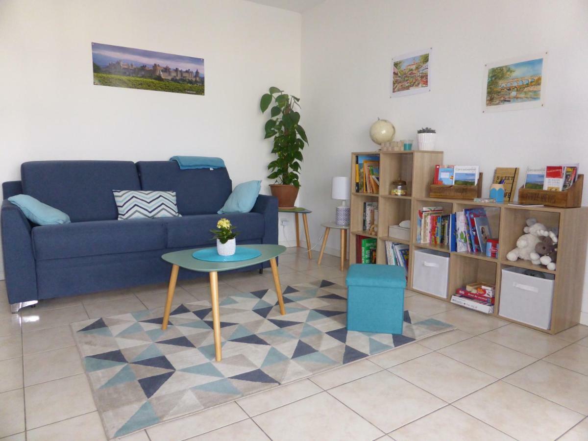 Ferienwohnung Drissia&Othman Bella Vista Carcassonne Exterior foto